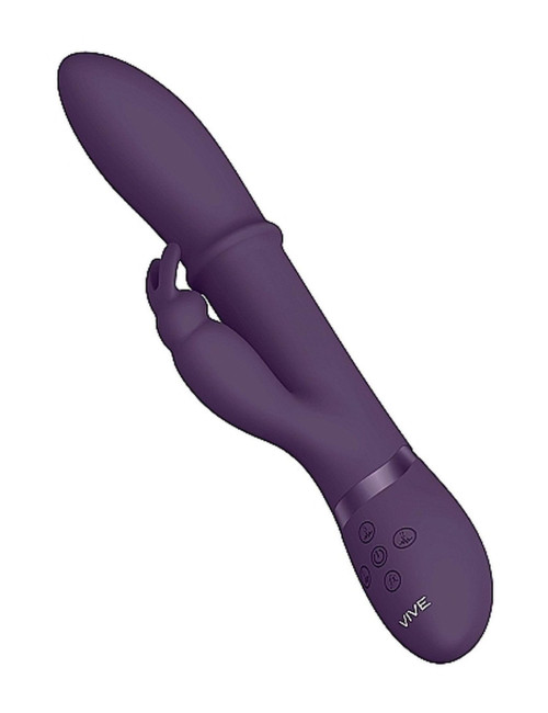 Wibrator Króliczek Vive Halo Purple z 3 Silnikami i IPX7