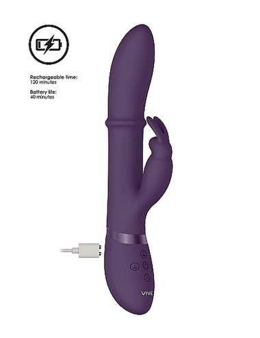 Wibr/króliczek- Halo - Purple