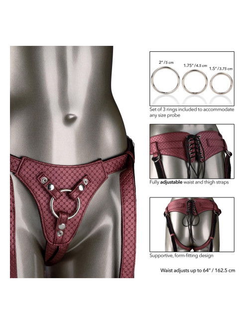 The Regal Queen Red - Zabawki Strap-on, Mocowanie Strap-on, Bezpieczne dla Ciala
