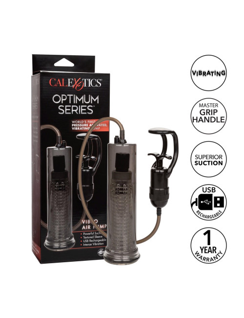Vibro Air Pump Black - Pompka wibracyjna USB dla mezczyzn (Zabawki)
