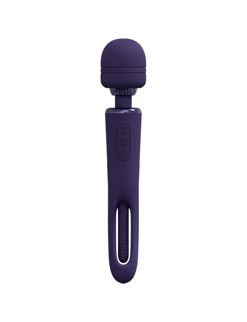 VIVE Kiku - Dwustronny Wibrator z G-Spot Flapping Stimulator, USB Rechargeable, Silikon medyczny, IPX6