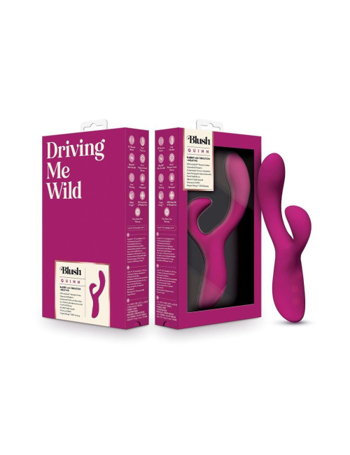 BLUSH QUINN RABBIT VIBRATOR BURGUNDY