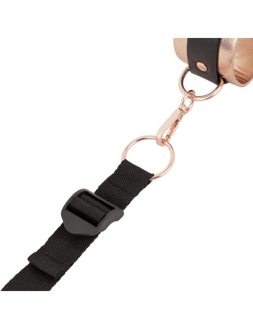 Rosy Gold Zestaw Kagańców pod materac – BDSM Wiązania, Dyskretne, Czarny