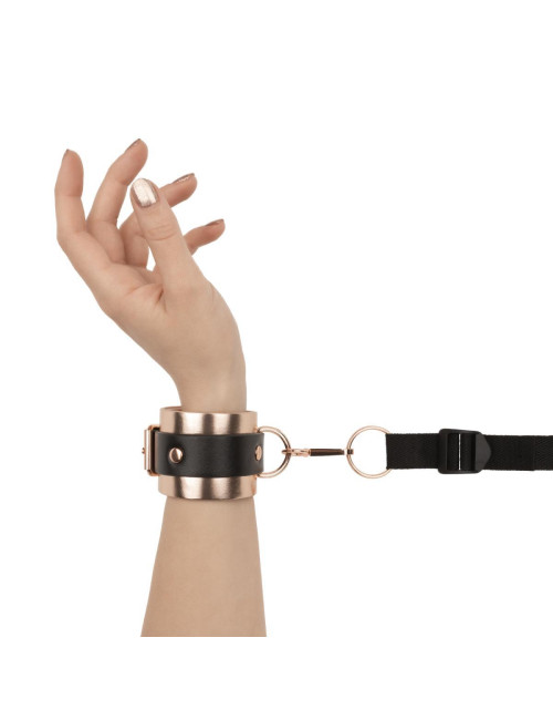 Rosy Gold Zestaw Kagańców pod materac – BDSM Wiązania, Dyskretne, Czarny