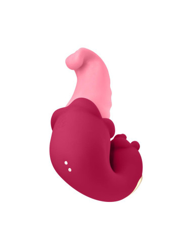 Teazers - Double Tongue Vibrator Pink