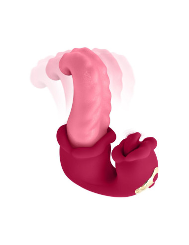 Teazers - Double Tongue Vibrator Pink