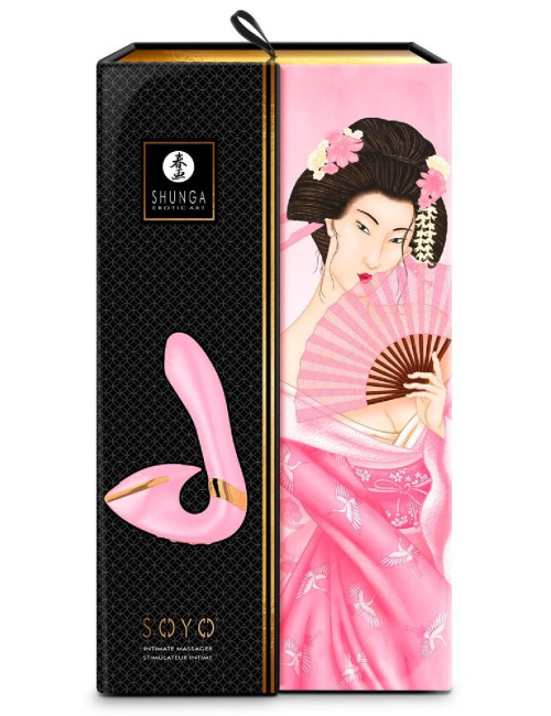 Shunga SOYO Intimate Massager Light Pink - Jasnoróżowy Wibrator