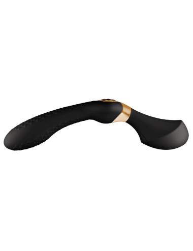 Shunga ZOA Intimate Massager Black - silikonowy masażer intymny