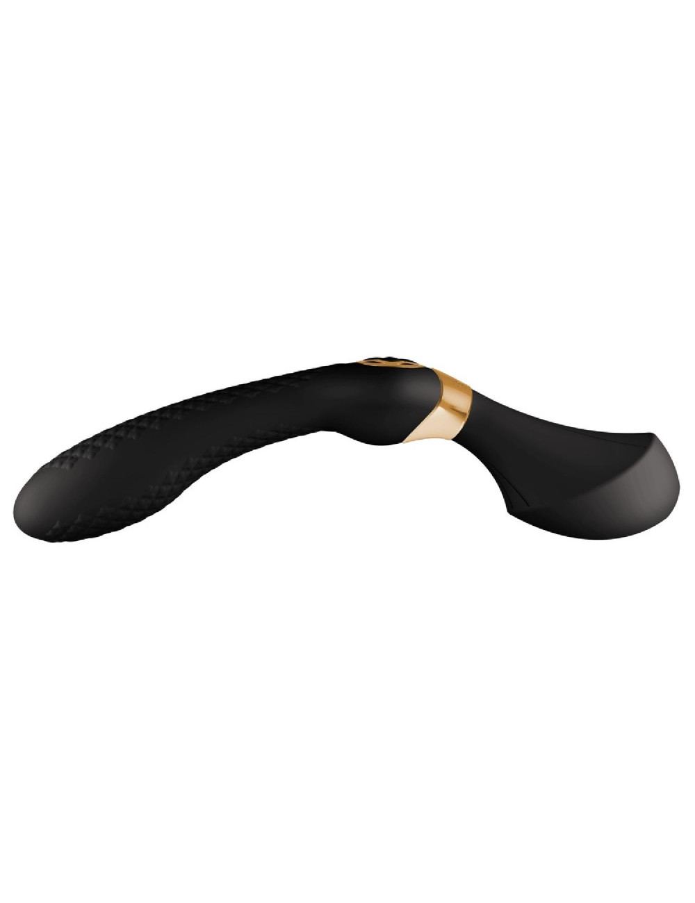 Shunga ZOA Intimate Massager Black - silikonowy masażer intymny