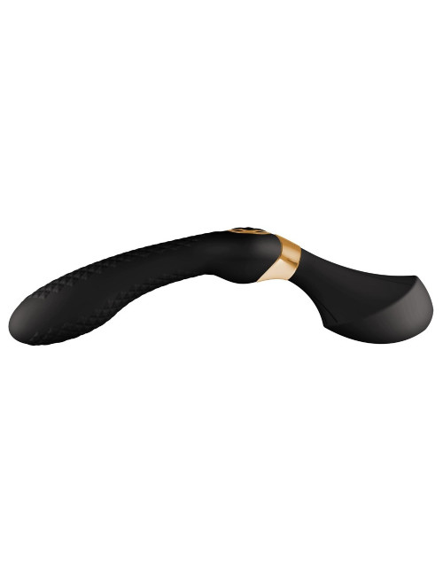 Shunga ZOA Intimate Massager Black - silikonowy masażer intymny