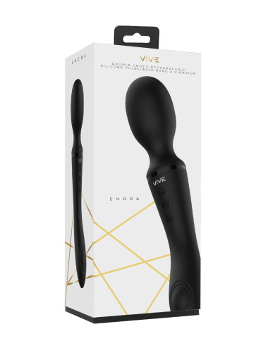 ShotsToys Enora Wand & Vibrator - Black