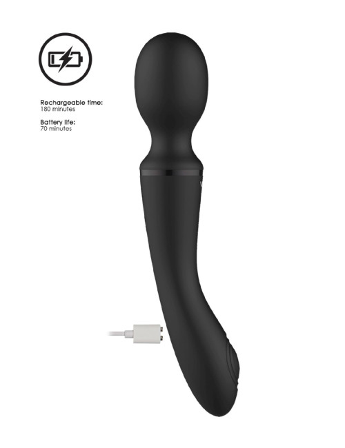 ShotsToys Enora Wand & Vibrator - Black