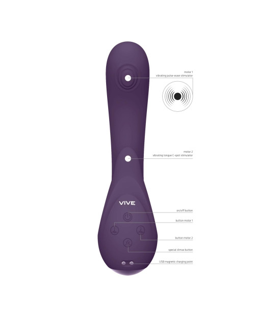 Vive Miki Purple - Fioletowy Wibrator