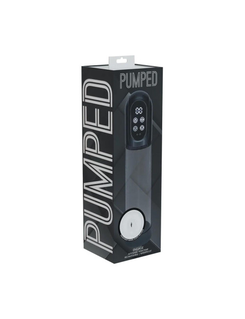 Engage - Automatic Waterproof Penis Pump and Masturbator - Gun Metal