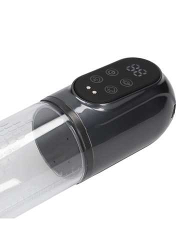 Engage - Automatic Waterproof Penis Pump and Masturbator - Gun Metal