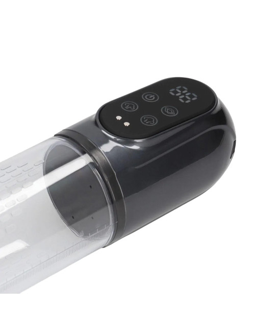 Engage - Automatic Waterproof Penis Pump and Masturbator - Gun Metal