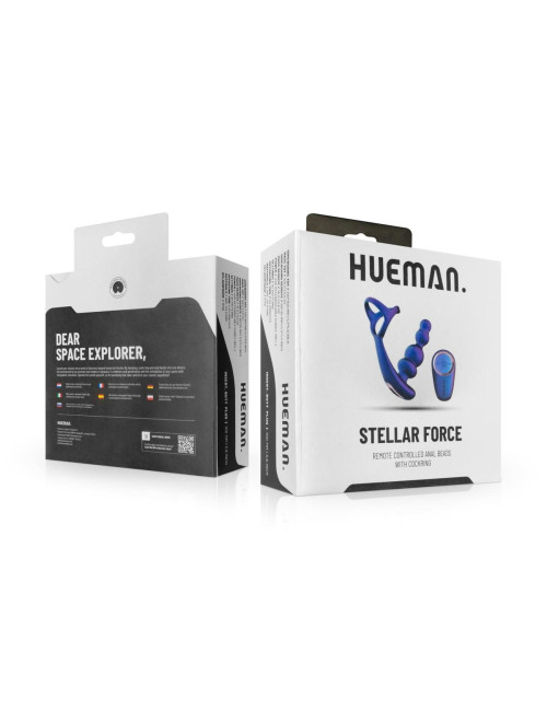 Hueman Stellar Force Butt Plug with Cockring