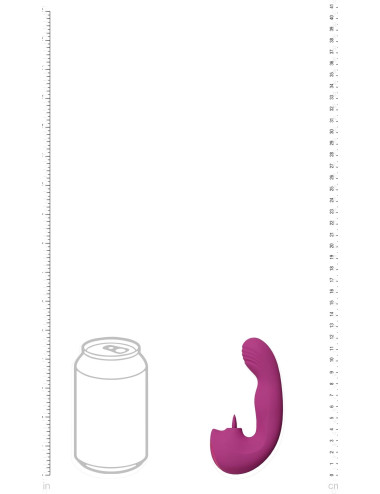VIVE - Yumi - Rechargeable Triple Motor - G-Spot Finger Motion Vibrator and Flickering Tongue Stimulator