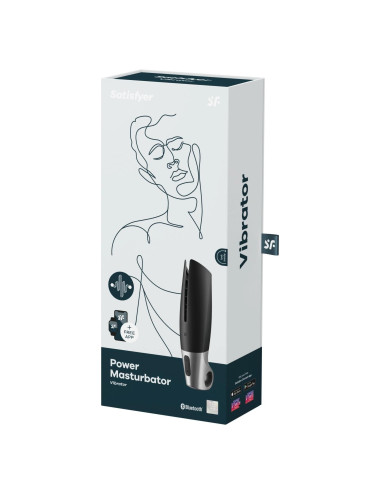 Power Masturbator black silver