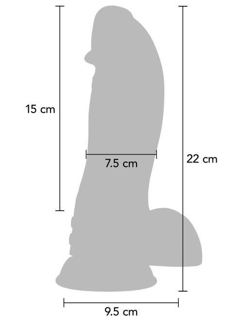 Dinosaur Monster Dildo Black