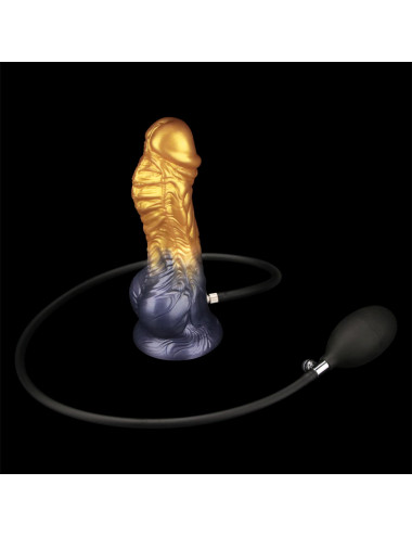8'' Dual Density Silicone Inflatable Dildo