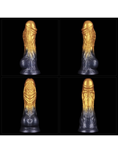 8'' Dual Density Silicone Inflatable Dildo