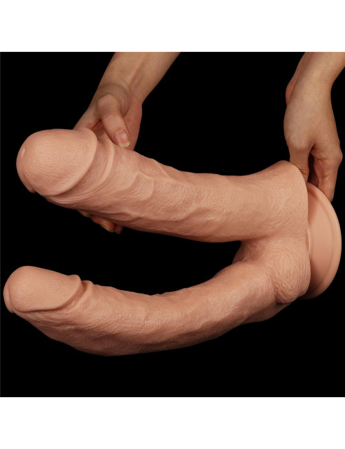 Lovetoy 12-calowe Realistyczne Podwójne Dildo Mega