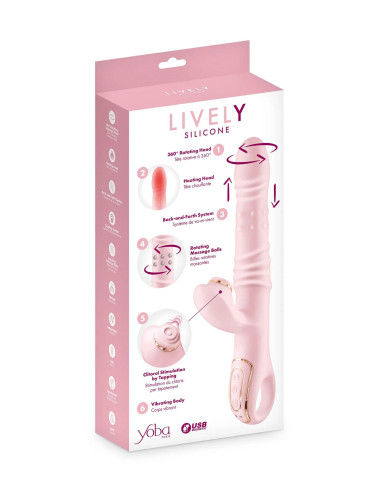 Lively 6-in-1 rabbit vibrator