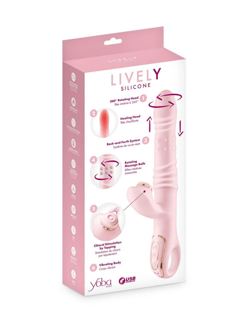 Lively 6-in-1 rabbit vibrator