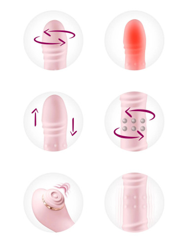 Lively 6-in-1 rabbit vibrator