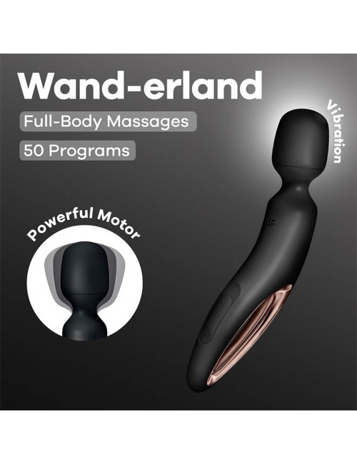 Satisfyer Wand-erland Różdżka Wibracyjna Black/Rosegold