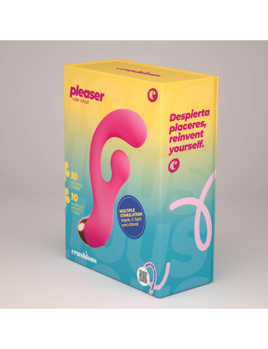 CRUSHIOUS PLEASER VIBRATOR WITH ROTATING STIMULATION