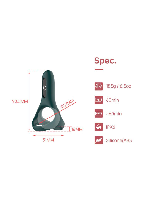 Magic Motion - Rise Smart Wearable Cockring Green