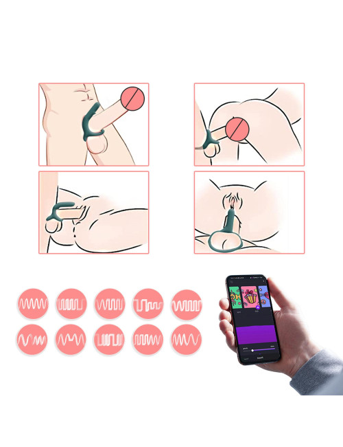 Magic Motion - Rise Smart Wearable Cockring Green