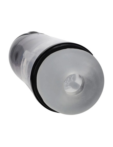 SonicPull - Suction and Vibration Masturbator Pump - Multimedia Enhanced - Gun Metal