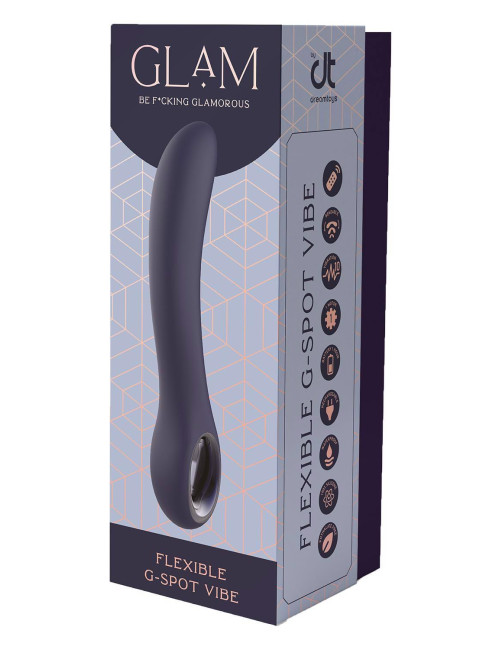 Silikonowy wibrator punktu G Dream Toys Glam Flexible Vibe