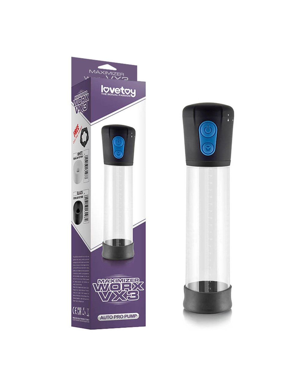 Automatyczna pompka próżniowa Lovetoy Maximizer Worx VX3 Pro