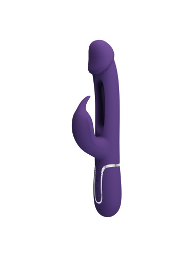 PRETTY LOVE - Kampas dark Purple, 7 vibration functions 4 licking settings
