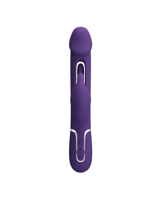 PRETTY LOVE - Kampas dark Purple, 7 vibration functions 4 licking settings