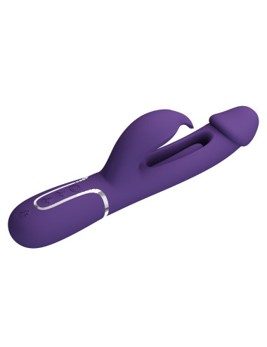 PRETTY LOVE - Kampas dark Purple, 7 vibration functions 4 licking settings