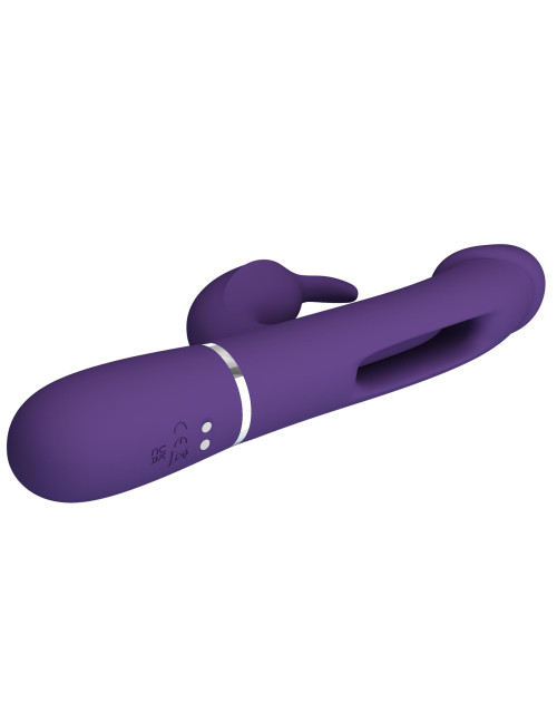 PRETTY LOVE - Kampas dark Purple, 7 vibration functions 4 licking settings
