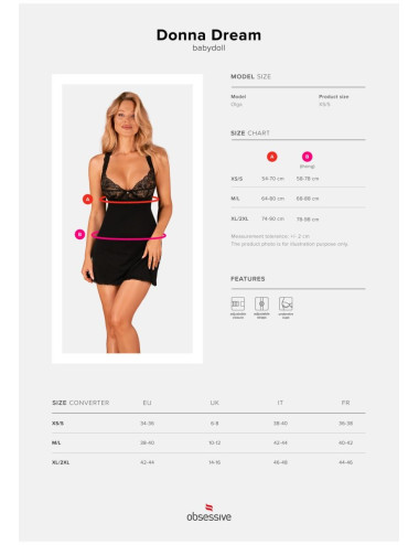 Donna Dream babydoll   XS/S