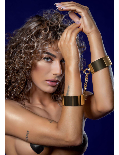 Taboom Slave Wrist Cuffs Rose Gold – Kajdanki na nadgarstki