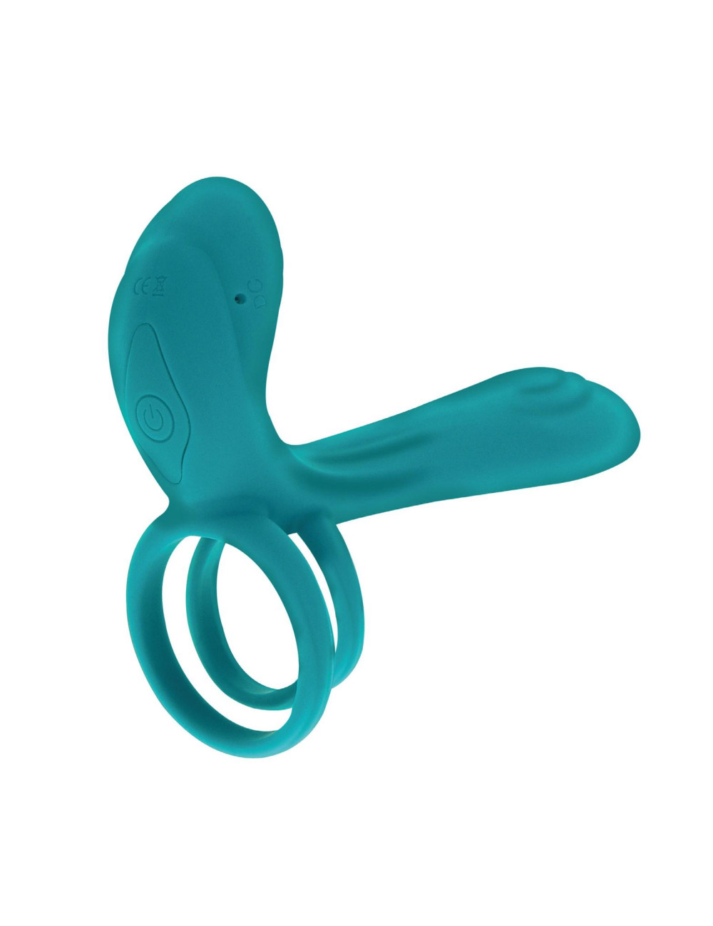 XOCOON Couples Vibrator Ring Green - Pierścień wibracyjny
