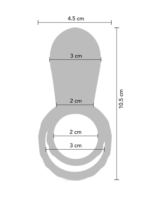 XOCOON Couples Vibrator Ring Green - Pierścień wibracyjny
