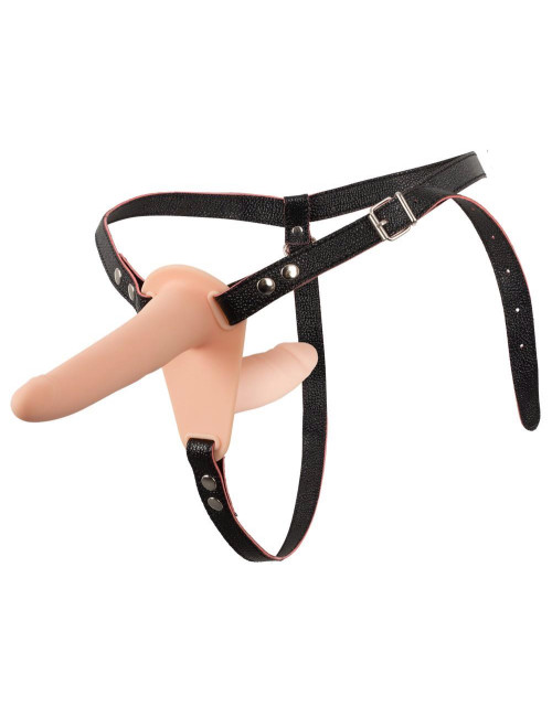 Vibrating Double Strap-On