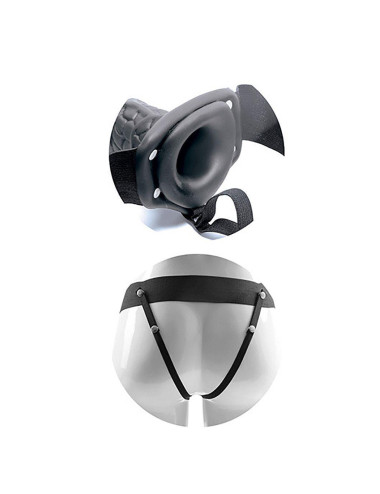Proteza-VIBRATORE STRAP ON CAVO REAL RAPTURE 8 BLACK