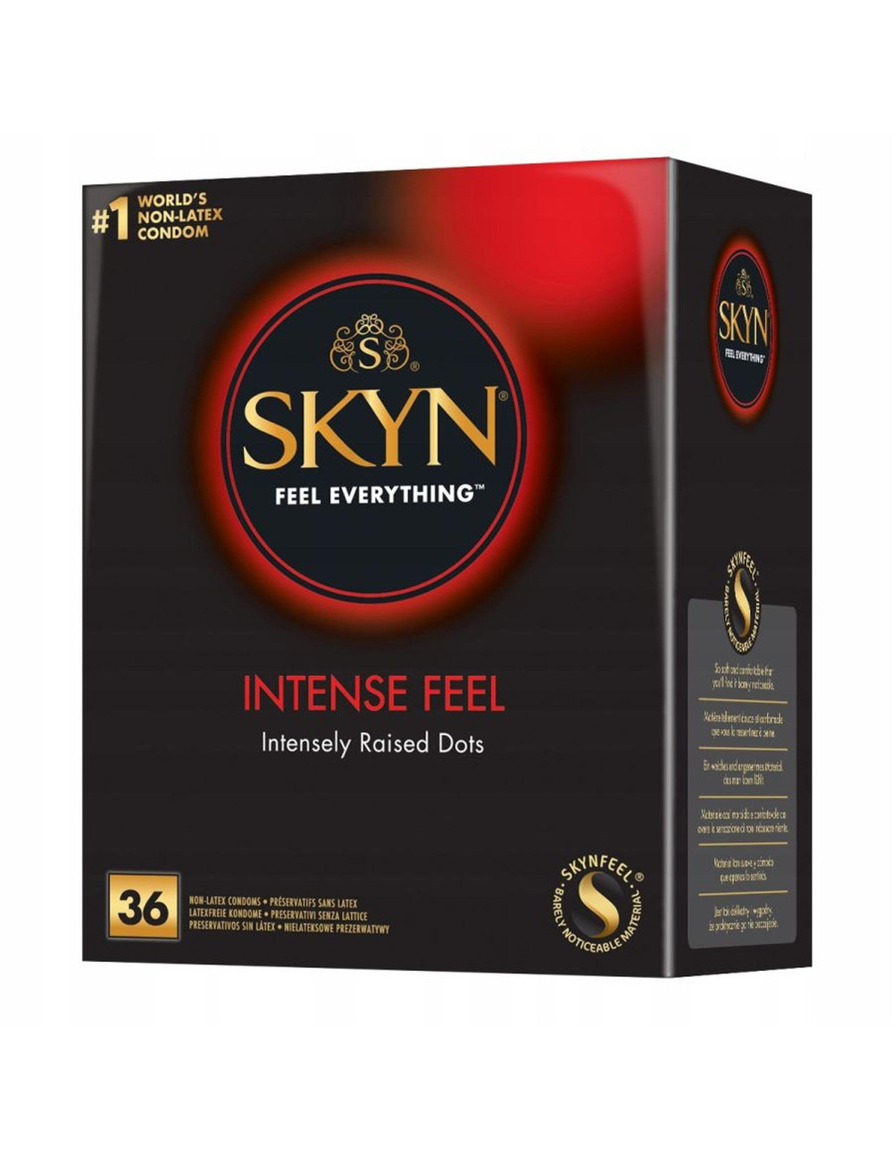 Unimil Skyn Feel Everything Intense Prezerwatywy Nielateksowe 36 szt.