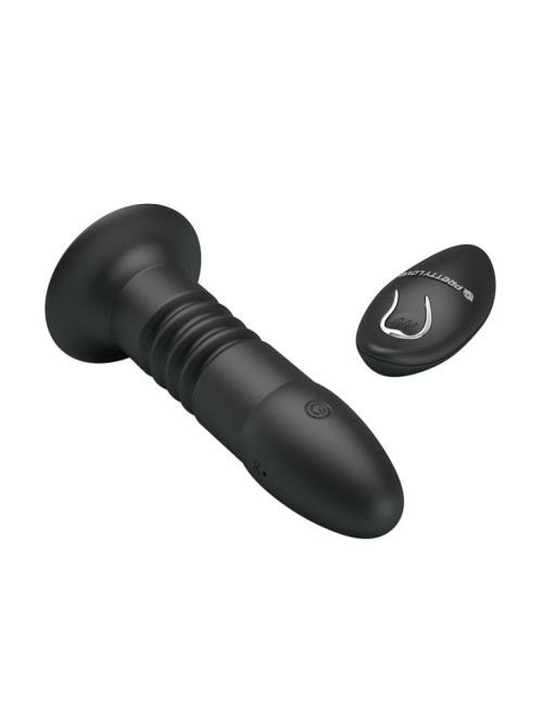 Pretty Love Magic Jingers - Wibrujący plug analny z przyssawką