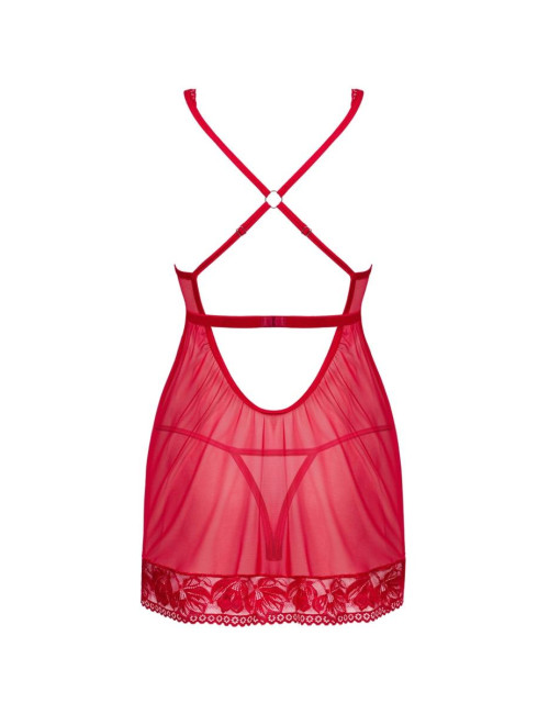 Obsessive Lacelove Babydoll i Pasujące Stringi XS/S